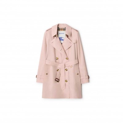 BURBERRY KURZER TRENCHCOAT KENSINGTON AUS TROPENGABARDINE P81237461